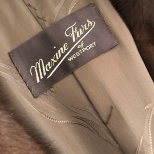 Beautiful mink full length coat.